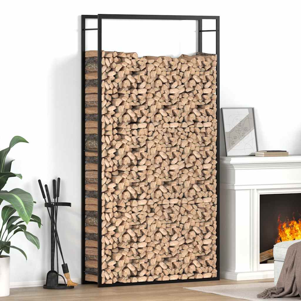 Viple de vidaxl 110x28x214 cm en acier noir noir