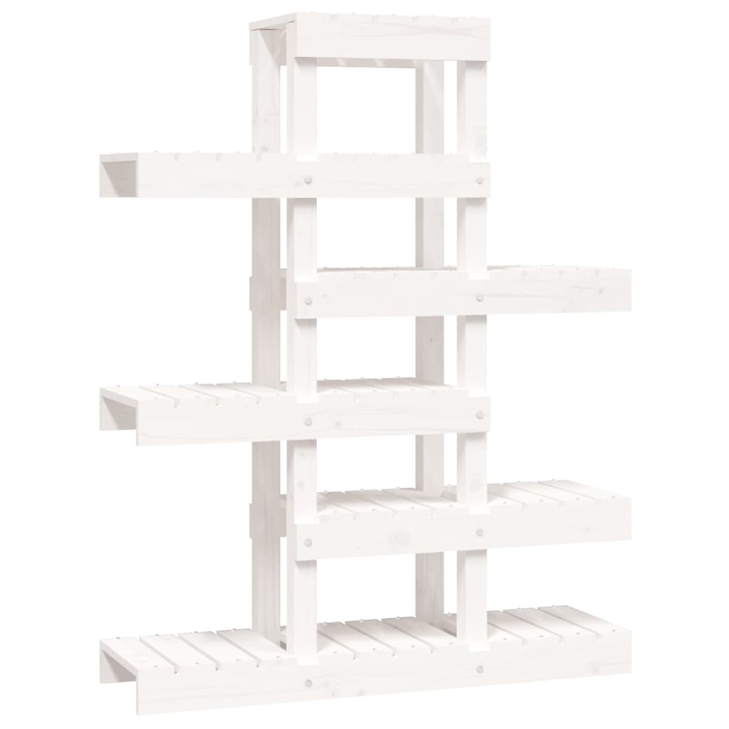 Norme de l'usine Vidaxl 85x25x109.5 cm Pine solide blanc