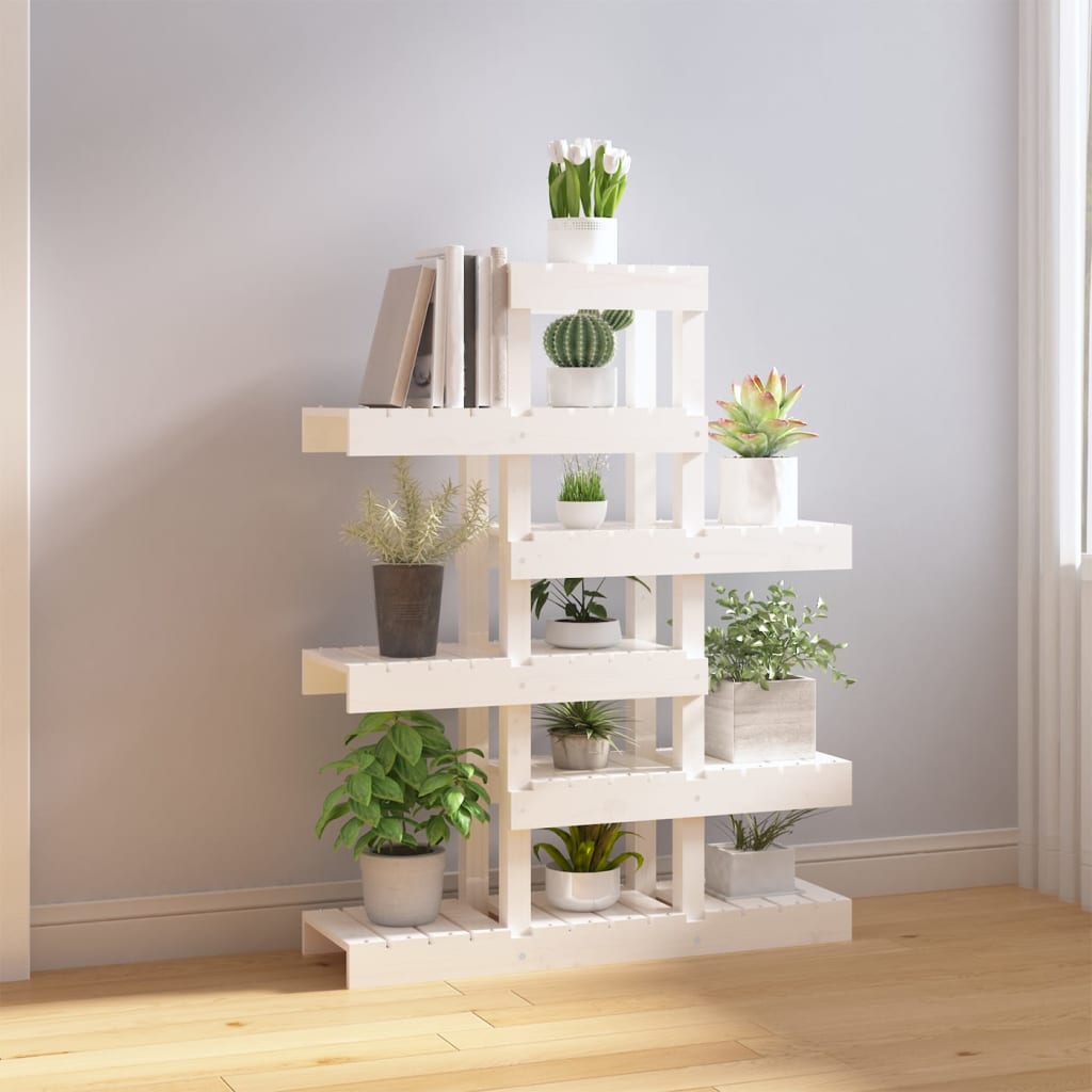 Norme de l'usine Vidaxl 85x25x109.5 cm Pine solide blanc