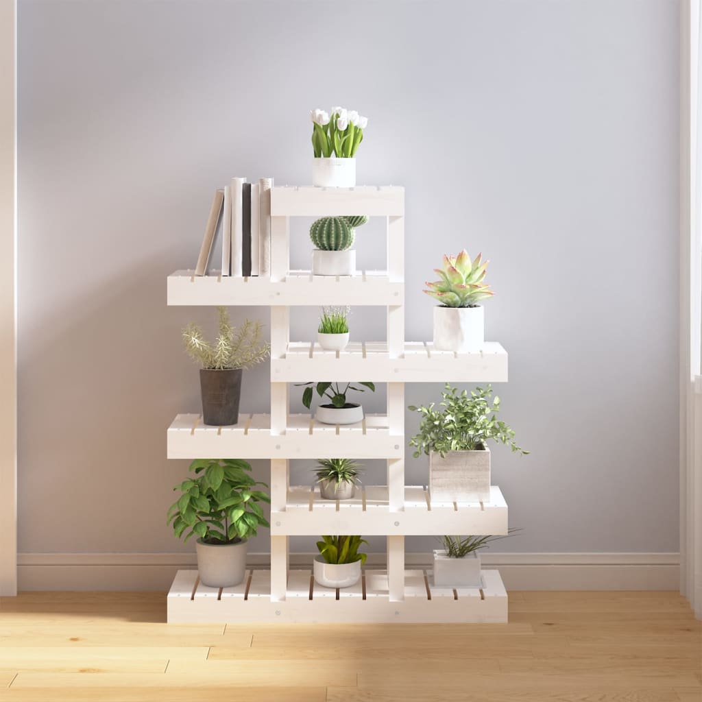 Norme de l'usine Vidaxl 85x25x109.5 cm Pine solide blanc