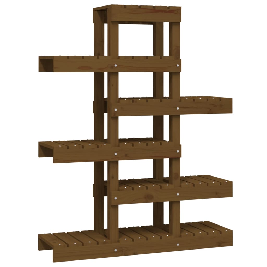 Norme de l'usine de Vidaxl 85x25x109.5 cm Brown miel de pin massif