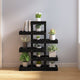 Norme de l'usine Vidaxl 85x25x109.5 cm Pine solide noir