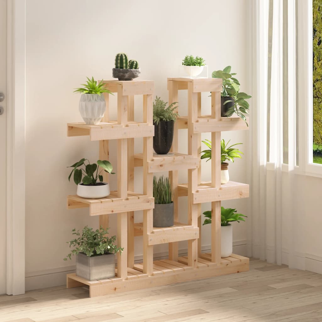 Vidaxx support pour plantes 104,5x25x109,5 cm en bois de pin massif