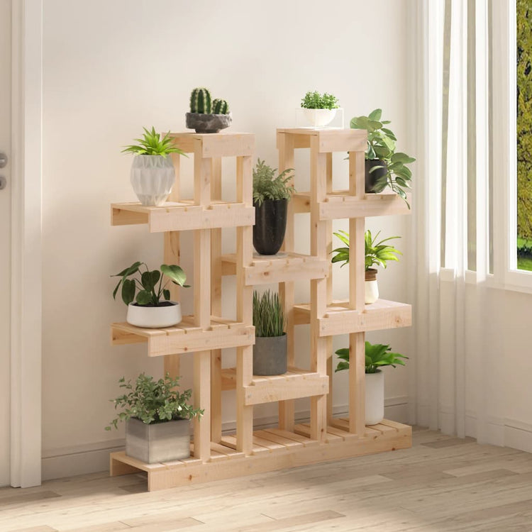 Vidaxx support pour plantes 104,5x25x109,5 cm en bois de pin massif