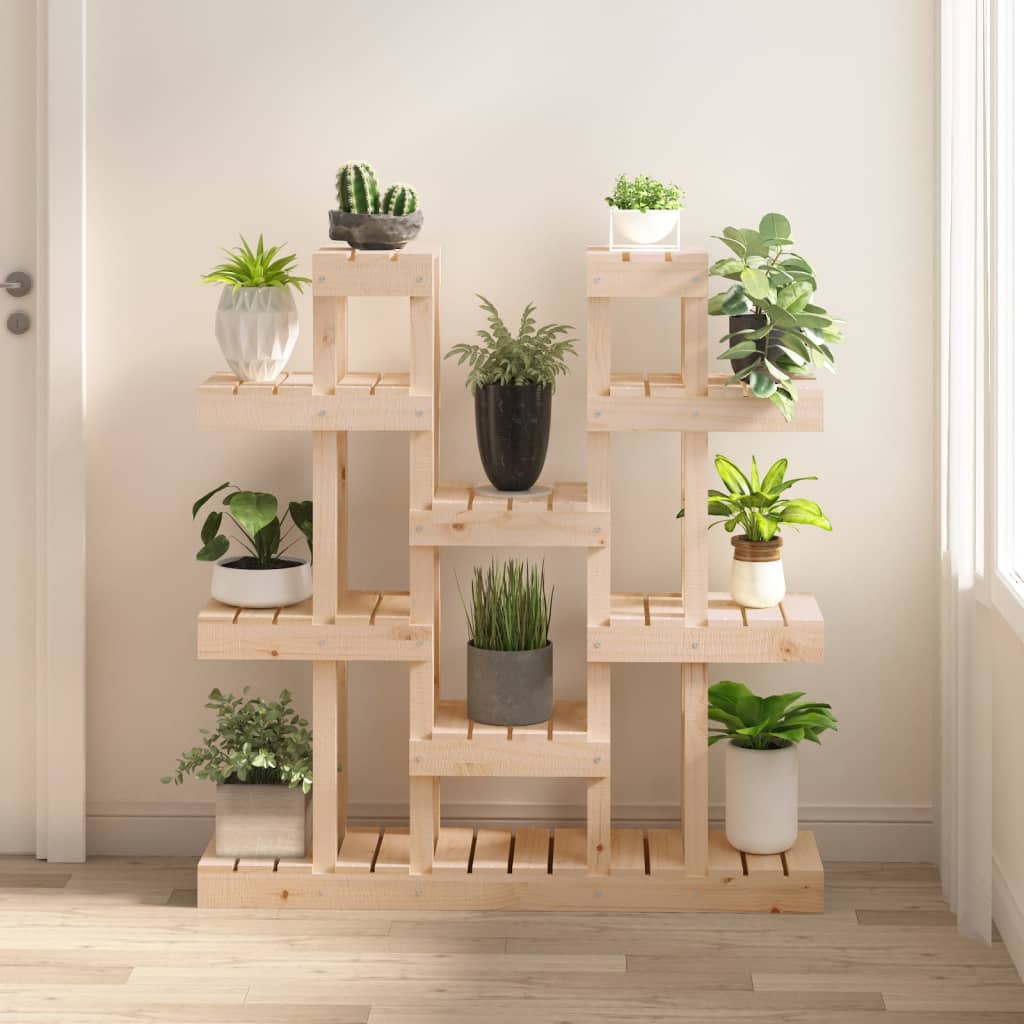 Vidaxx support pour plantes 104,5x25x109,5 cm en bois de pin massif