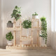 Vidaxx support pour plantes 104,5x25x77,5 cm en bois de pin massif