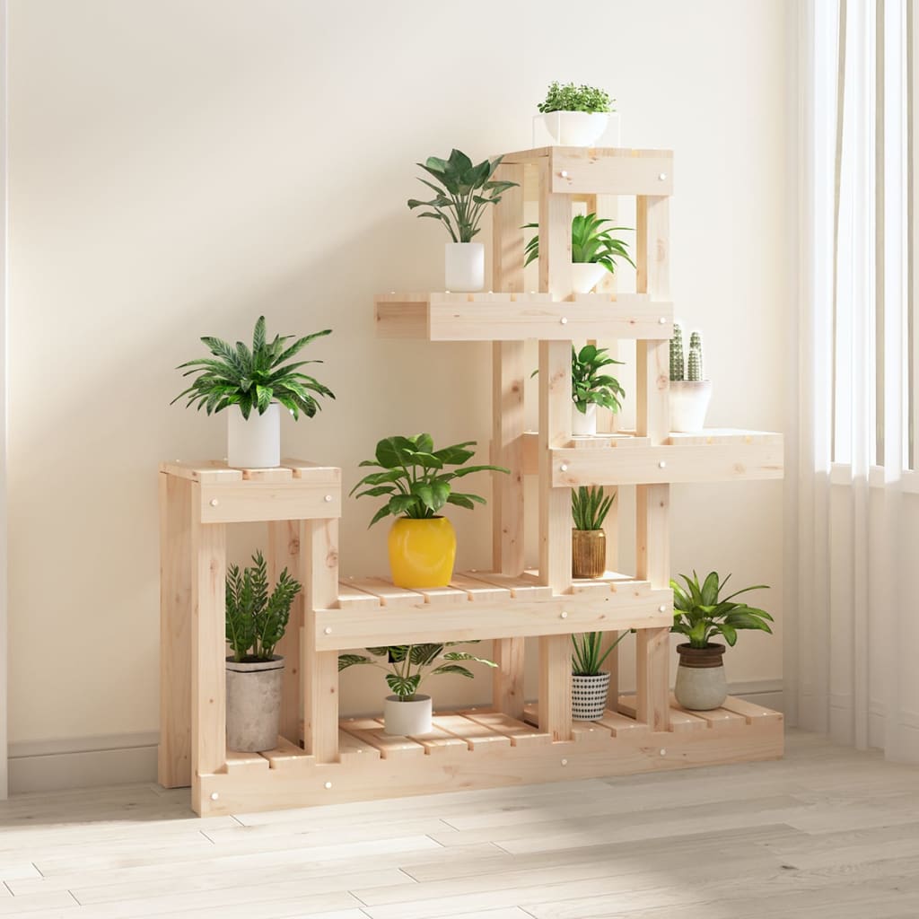 Vidaxx support pour plantes 92x25x97 cm en bois de pin massif