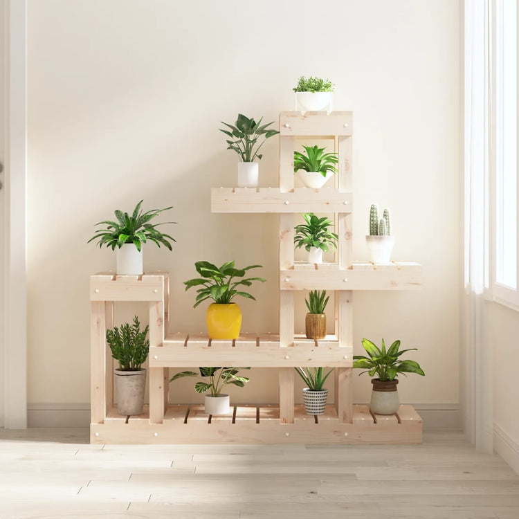Vidaxx support pour plantes 92x25x97 cm en bois de pin massif