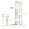 Vidaxx support pour plantes 92x25x97 cm bois de pin massif blanc