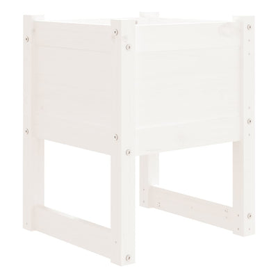 Vidaxl jardinière gros 40x40x52,5 cm de pin massif blanc
