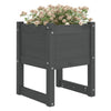 Boîte de planification de Vidaxl 40x40x52,5 cm Gris de pin solide