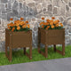 Jardinières vidaxl 2 ST 40x40x52,5 cm