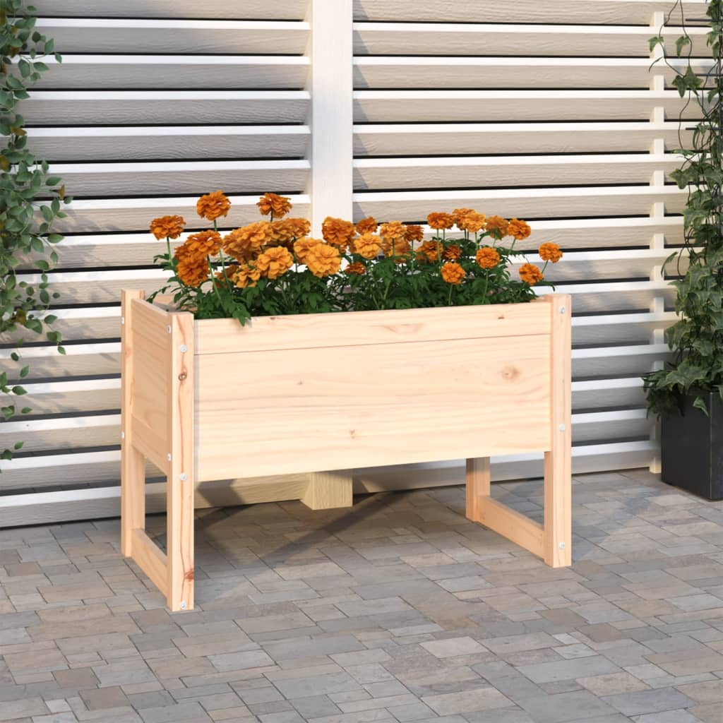 Jardinière Vidaxx 78x40x52 cm bois de pin massif