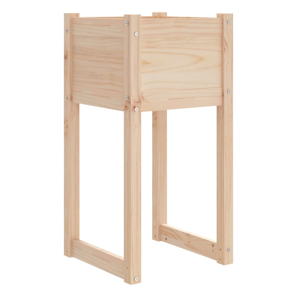 Boîte de planification Vidaxl 40x40x81 cm Pine solide