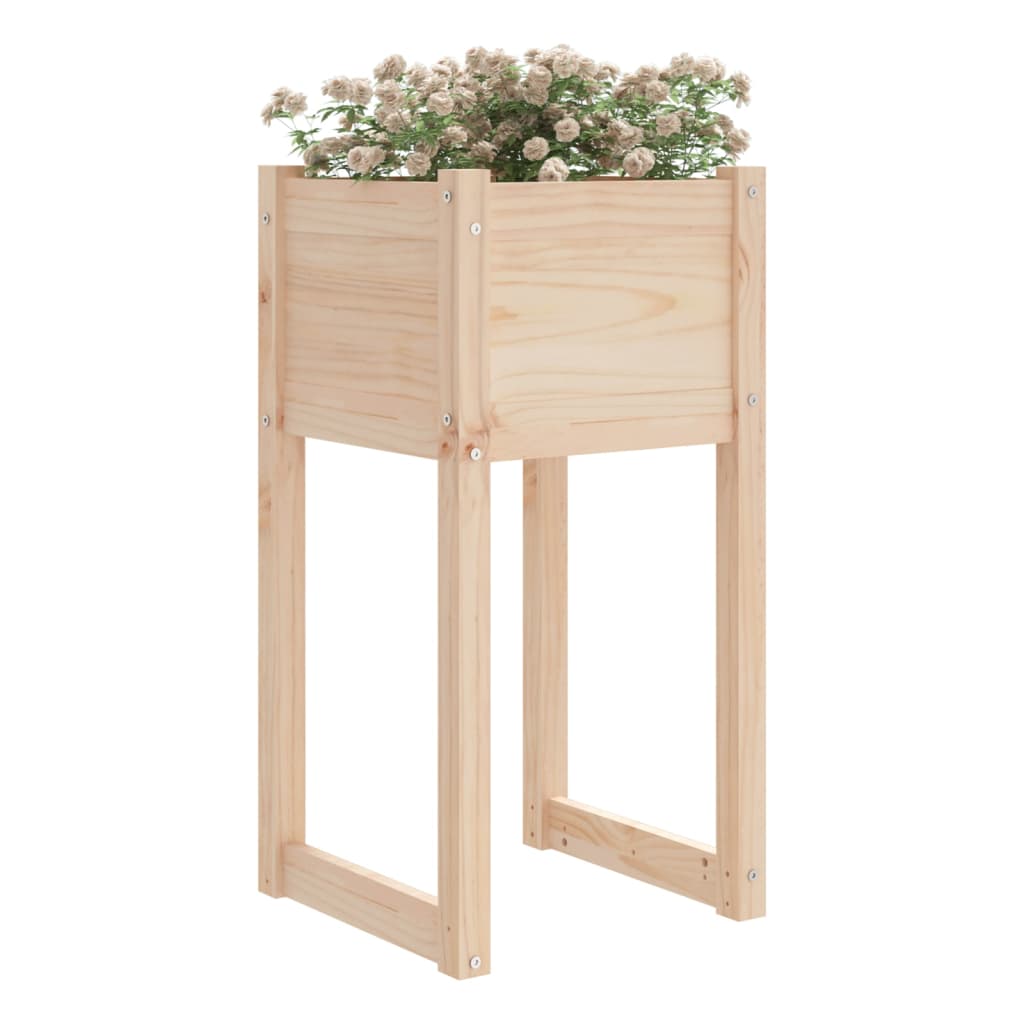 Boîte de planification Vidaxl 40x40x81 cm Pine solide