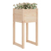 Jardinières Vidaxl 2 ST 40x40x81 cm Pine solide