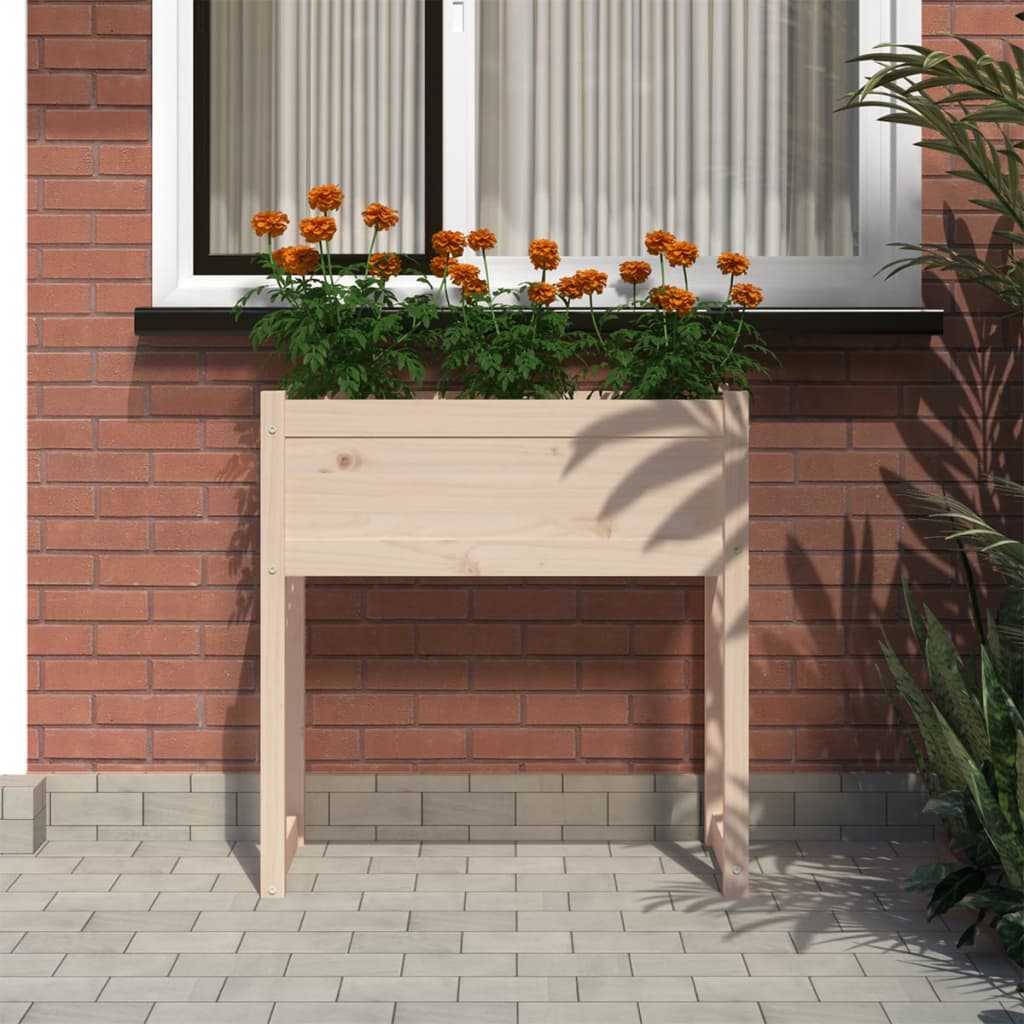 Boîte de planification Vidaxl 78x40x81 cm Pine solide