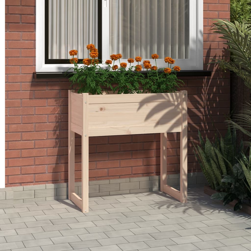 Boîte de planification Vidaxl 78x40x81 cm Pine solide