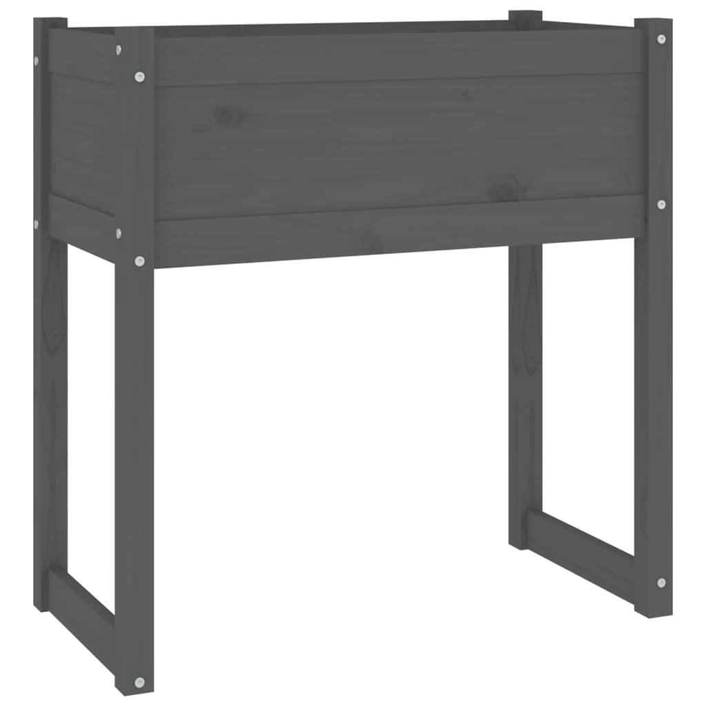 Boîte de planification Vidaxl 78x40x81 cm Green de pin solide