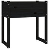 Vidaxl Planning Box 78x40x81 cm Pine solide noir