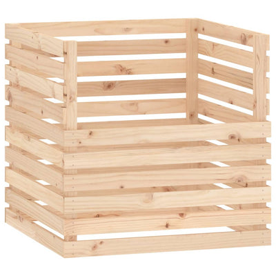 Vidaxx bac à compost 80x80x78 cm bois de pin massif
