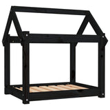 Vidaxl Dog Basket 71x55x70 cm Pine solide noir - afbeelding 2