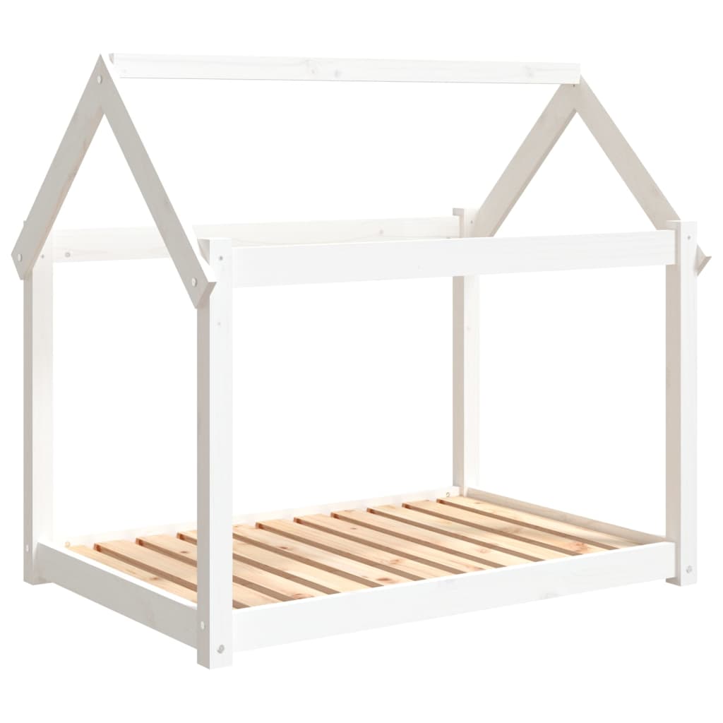 Vidaxl Dog Basket 101x70x90 cm Pine solide blanc