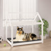 Vidaxl Dog Basket 101x70x90 cm Pine solide blanc
