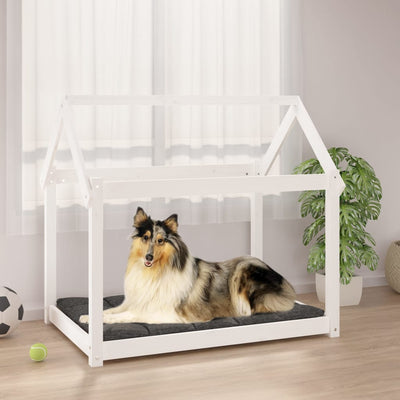 Vidaxl Dog Basket 101x70x90 cm Pine solide blanc
