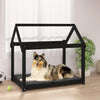 Vidaxl Dog Basket 101x70x90 cm Pine solide noir