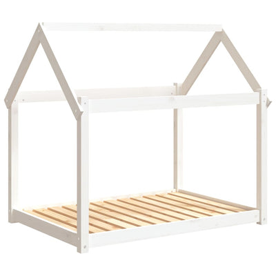 Vidaxl Dog Basket 111x80x100 cm Pine solide blanc