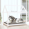 Vidaxl Dog Basket 111x80x100 cm Pine solide blanc