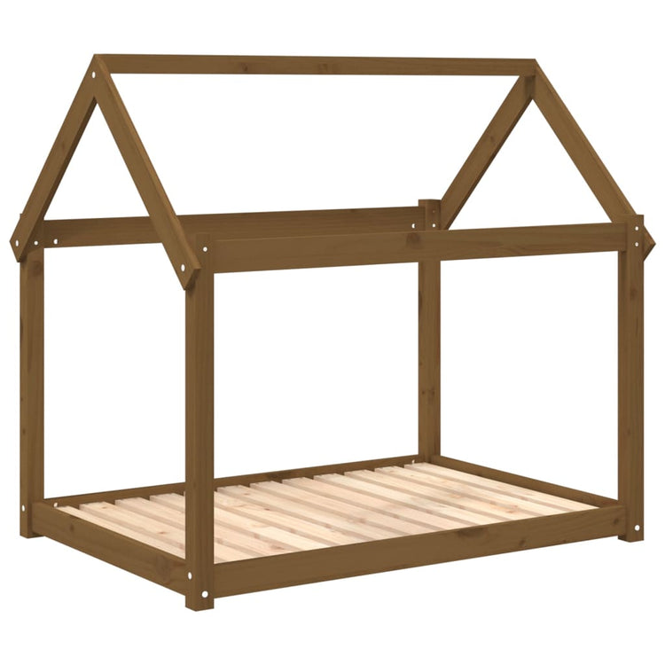 Vidaxl Dog Basket 111x80x100 cm Pine solide Honey Brown