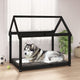 Vidaxl Dog Basket 111x80x100 cm Pine solide noir