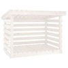 Vidaxl Fireplace Trek 108x73x79 cm Pine solide blanc
