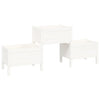 Vidaxl Planning Box 178.5x44x75 cm Pine solide blanc