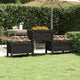 Boîte de planification Vidaxl 178.5x44x75 cm Pine solide noir