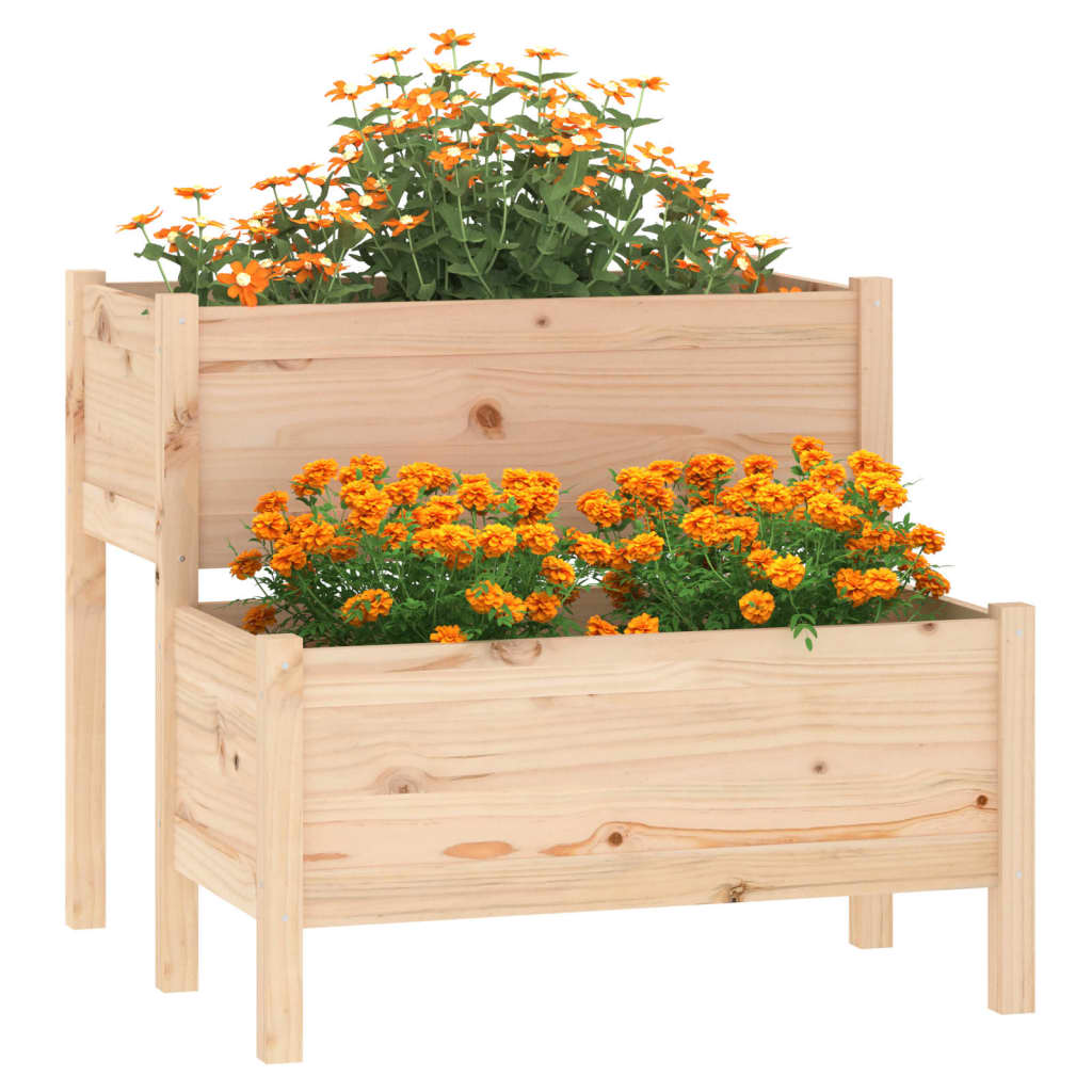 Vidaxl Planning Box 84.5x84x75 cm Pine solide