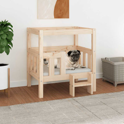 Vidaxl Dog Basket 65.5x43x70 cm Pine solide