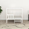 Vidaxl Dog Basket 95.5x73.5x90 cm Pine solide blanc