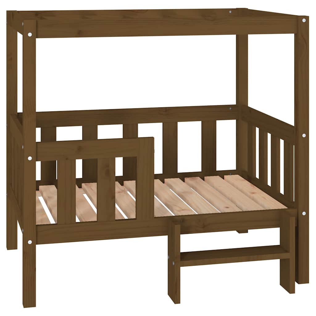 Vidaxl Dog Basket 95.5x73.5x90 cm Pine solide Honey Brown