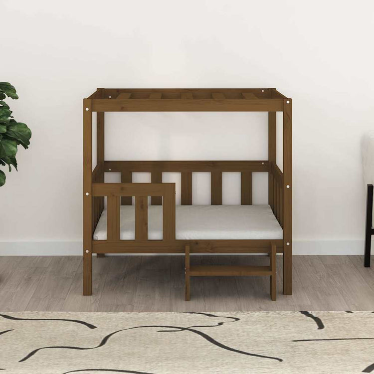 Vidaxl Dog Basket 95.5x73.5x90 cm Pine solide Honey Brown