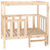 Vidaxl Dog Panier 105.5x83.5x100 cm Pine solide