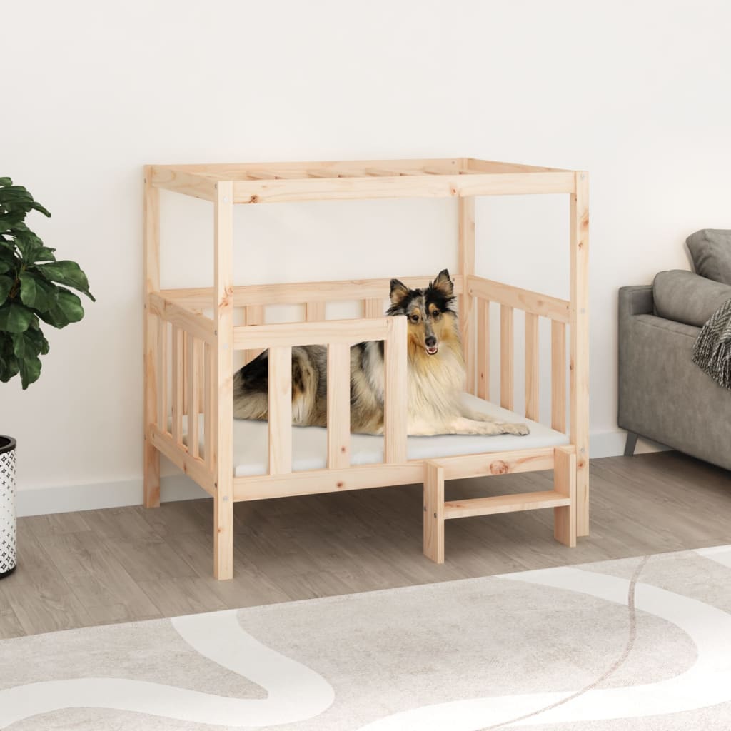 Vidaxl Dog Panier 105.5x83.5x100 cm Pine solide
