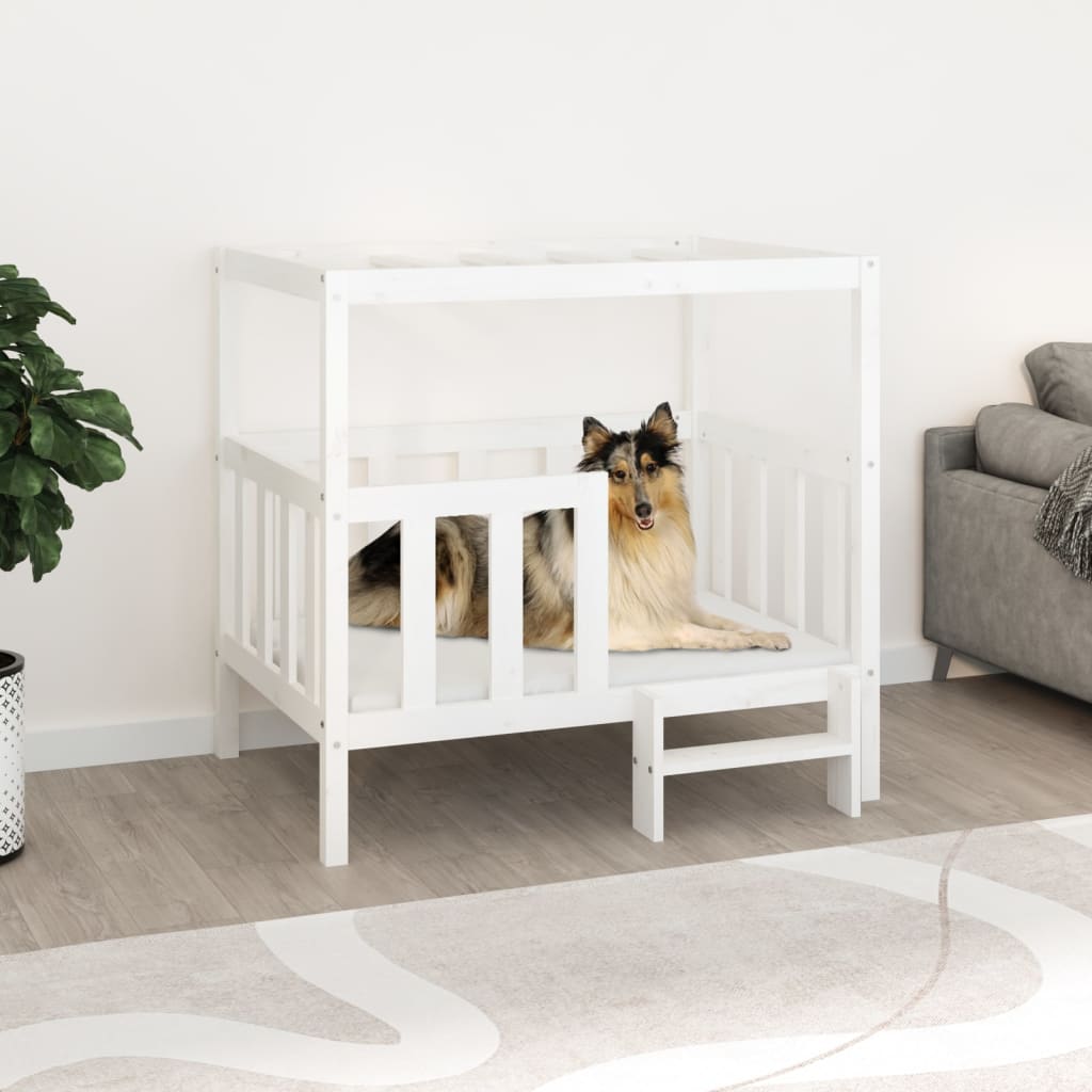 Vidaxl Dog Panier 105.5x83.5x100 cm Pine solide