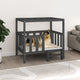 Panier de chien vidaxl 105,5 x 83,5 x 100 cm Gris de pin massif