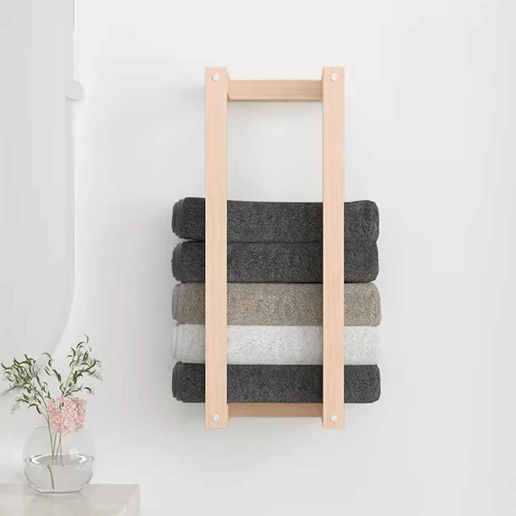 Vidaxx porte-serviettes 23x18x60 cm bois de pin massif