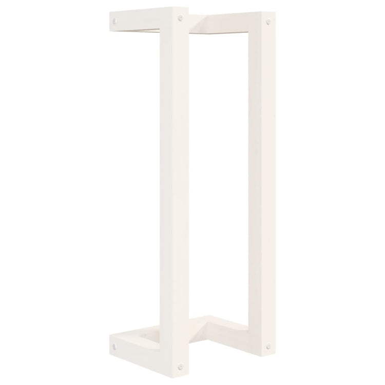 Vidaxx porte-serviettes 23x18x60 cm bois de pin massif blanc