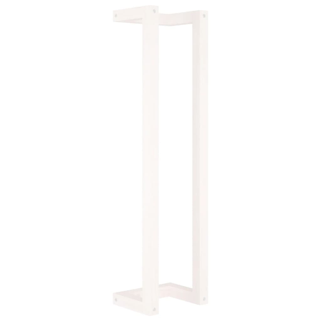 Vidaxx porte-serviettes 23x18x90 cm bois de pin massif blanc