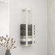 Vidaxx porte-serviettes 23x18x90 cm bois de pin massif blanc